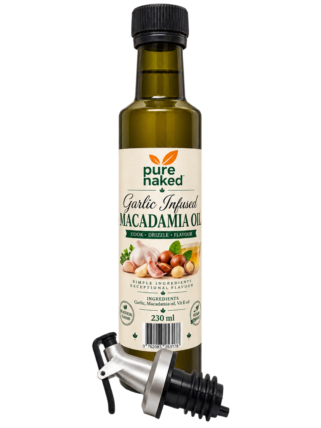 Macadamia Infused Garlic Oil